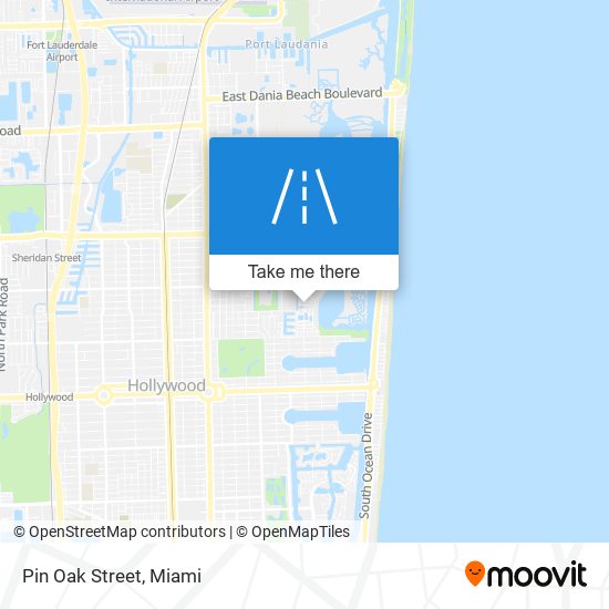 Mapa de Pin Oak Street