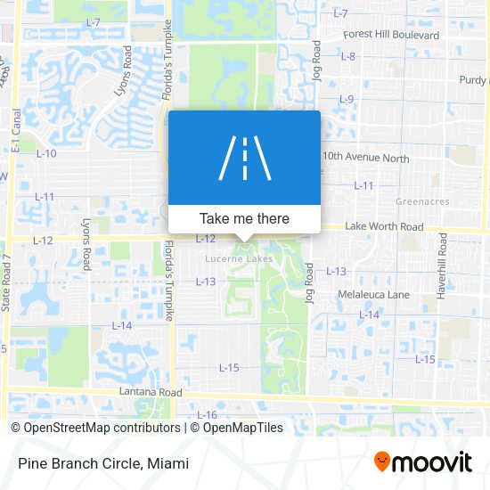 Pine Branch Circle map