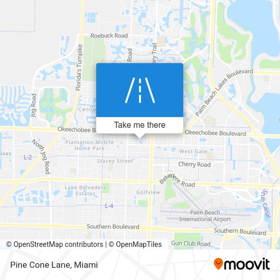 Mapa de Pine Cone Lane