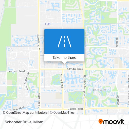 Mapa de Schooner Drive