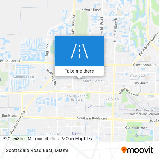 Mapa de Scottsdale Road East