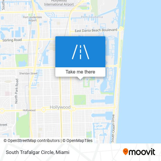 South Trafalgar Circle map