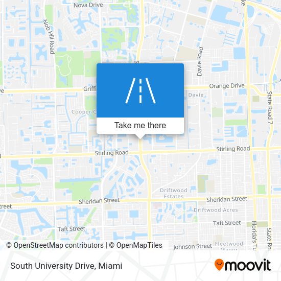 South University Drive map