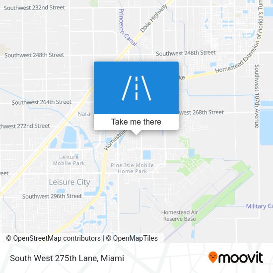 Mapa de South West 275th Lane