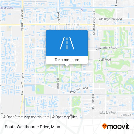 South Westbourne Drive map