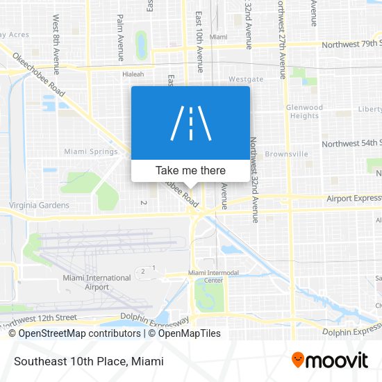 Mapa de Southeast 10th Place