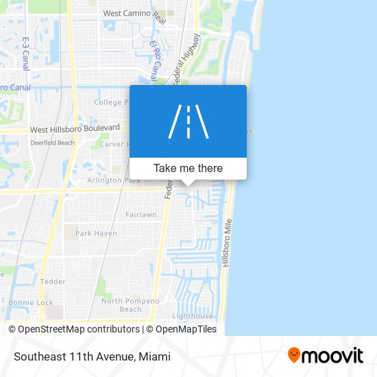 Southeast 11th Avenue map