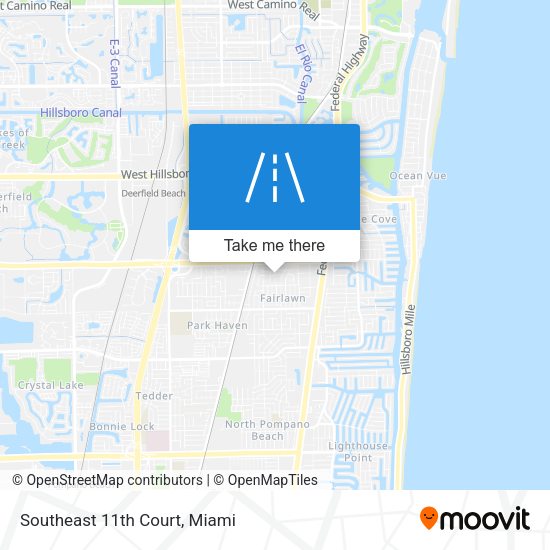 Southeast 11th Court map