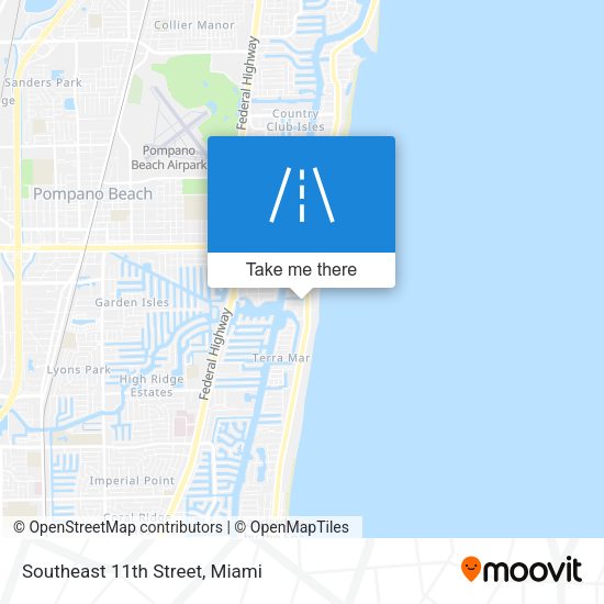 Southeast 11th Street map