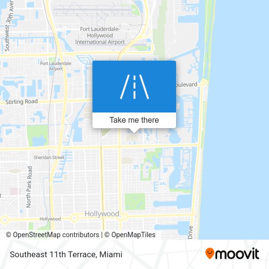 Mapa de Southeast 11th Terrace