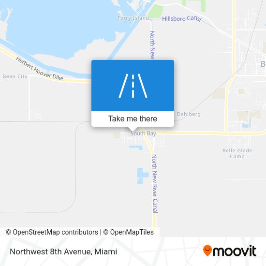 Mapa de Northwest 8th Avenue