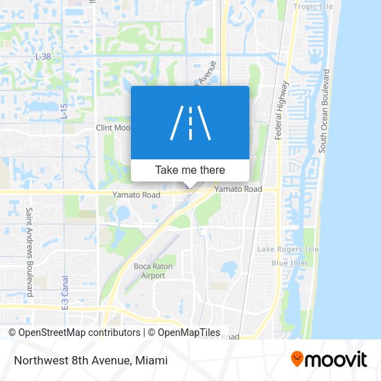 Mapa de Northwest 8th Avenue