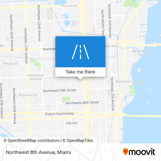Northwest 8th Avenue map