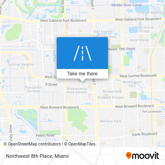 Mapa de Northwest 8th Place