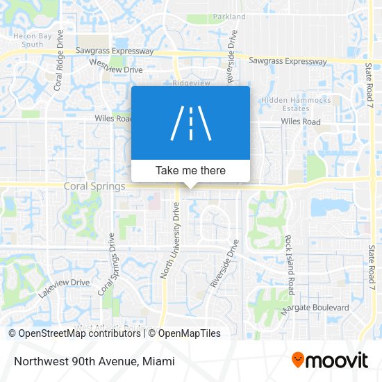 Mapa de Northwest 90th Avenue