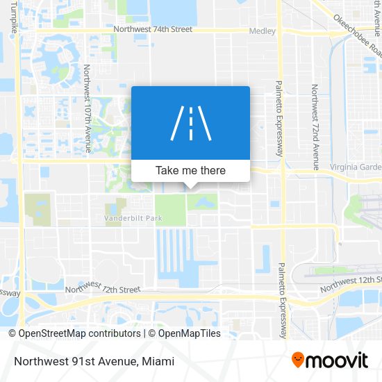 Mapa de Northwest 91st Avenue