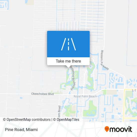 Mapa de Pine Road
