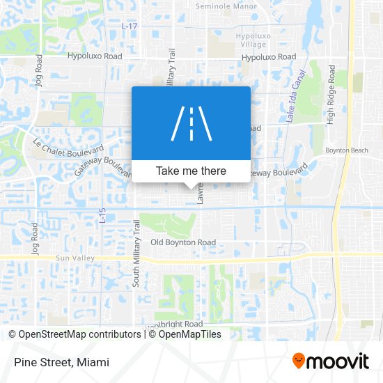 Mapa de Pine Street