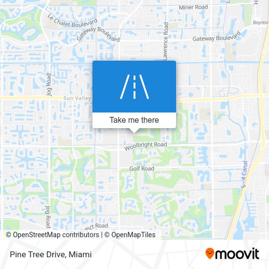 Mapa de Pine Tree Drive