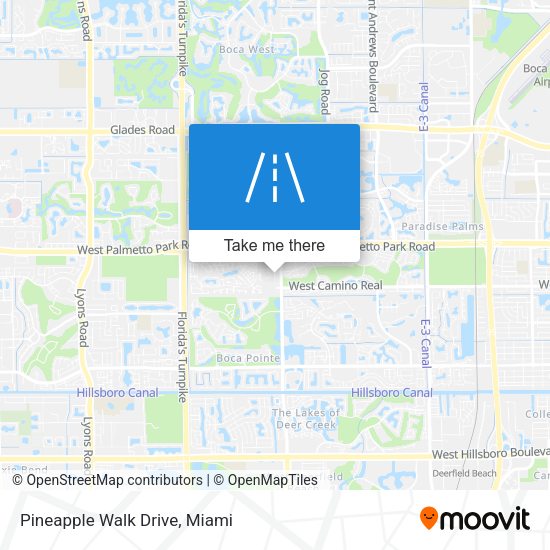 Pineapple Walk Drive map