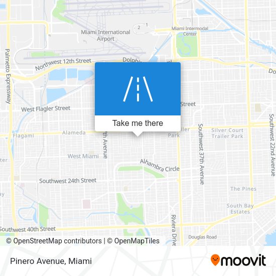 Mapa de Pinero Avenue