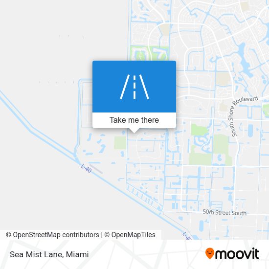 Sea Mist Lane map