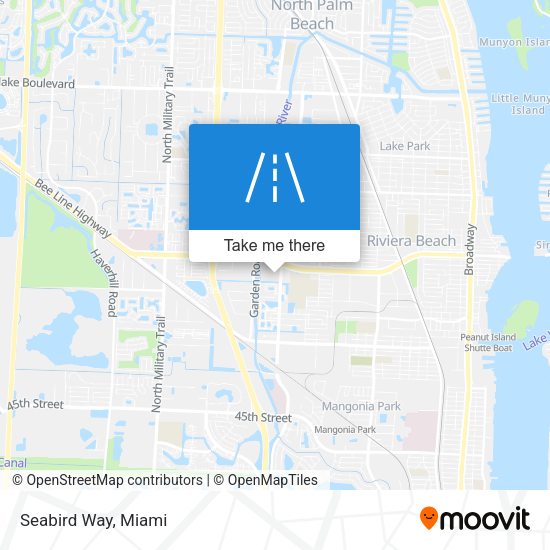 Mapa de Seabird Way