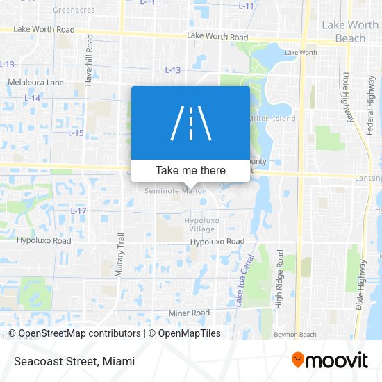 Mapa de Seacoast Street