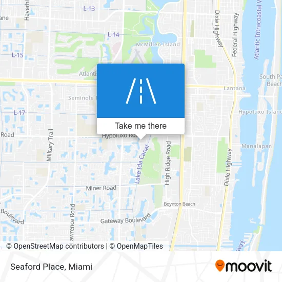 Seaford Place map