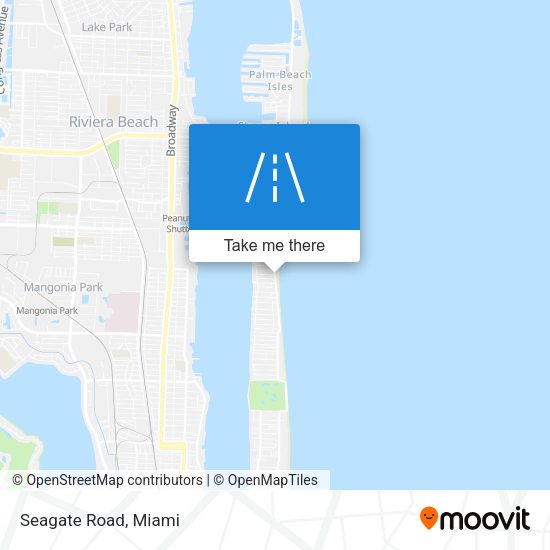 Mapa de Seagate Road
