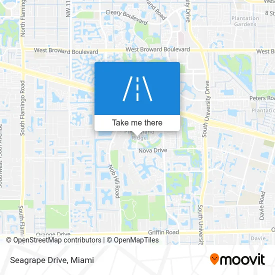 Seagrape Drive map