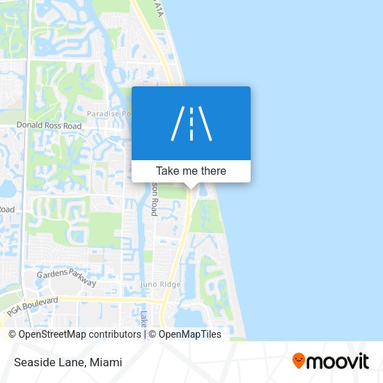 Mapa de Seaside Lane