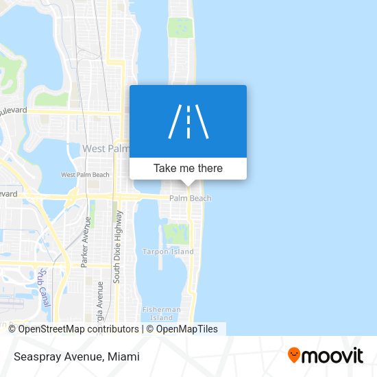 Mapa de Seaspray Avenue
