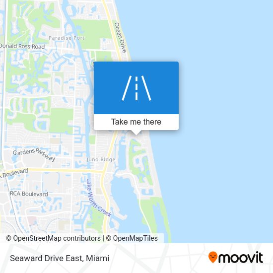 Mapa de Seaward Drive East