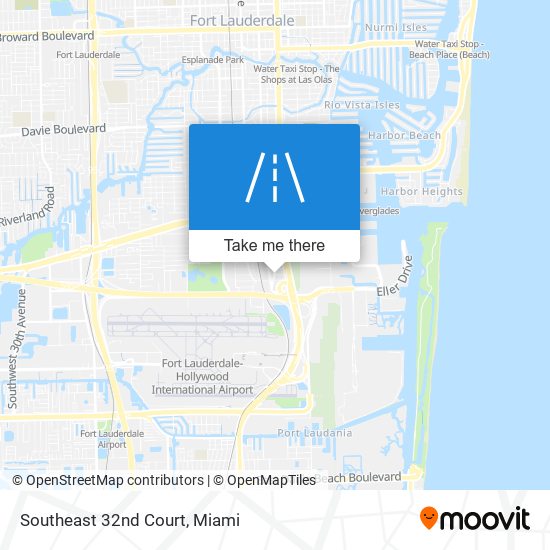 Southeast 32nd Court map