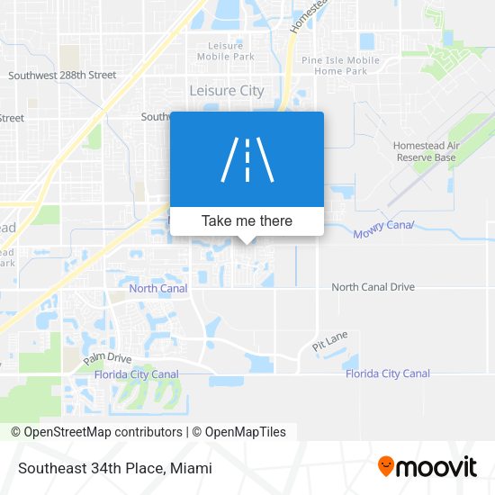 Mapa de Southeast 34th Place
