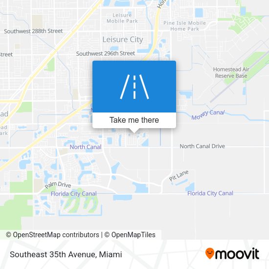 Southeast 35th Avenue map