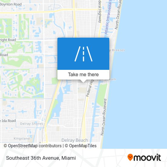 Mapa de Southeast 36th Avenue