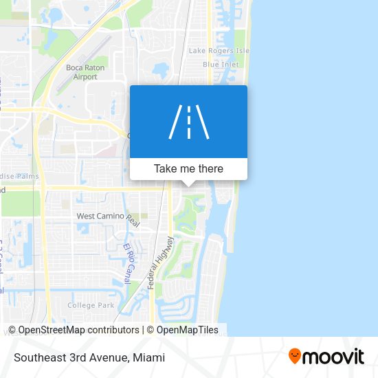 Mapa de Southeast 3rd Avenue