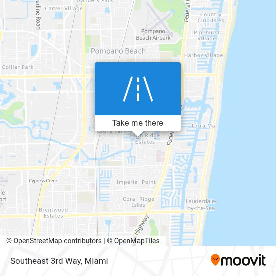 Southeast 3rd Way map
