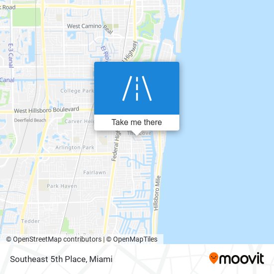 Southeast 5th Place map