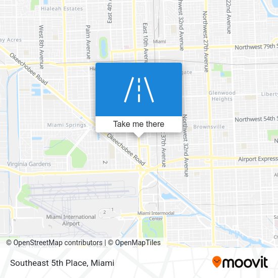 Mapa de Southeast 5th Place