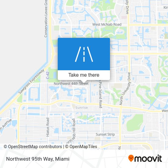 Mapa de Northwest 95th Way
