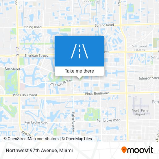 Northwest 97th Avenue map