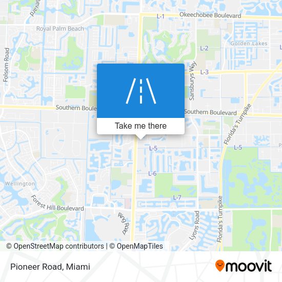 Mapa de Pioneer Road