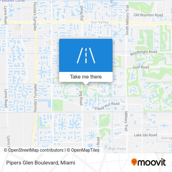Mapa de Pipers Glen Boulevard