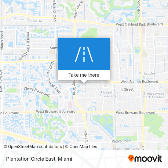 Mapa de Plantation Circle East