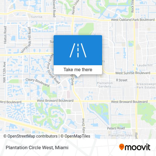 Mapa de Plantation Circle West