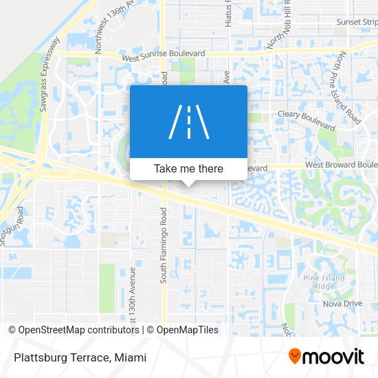 Mapa de Plattsburg Terrace