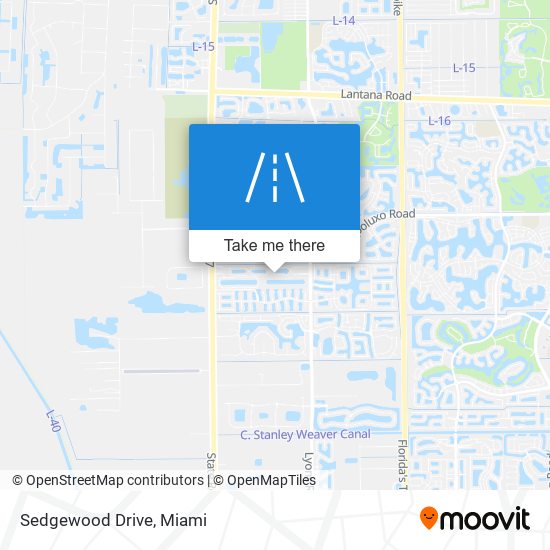 Sedgewood Drive map